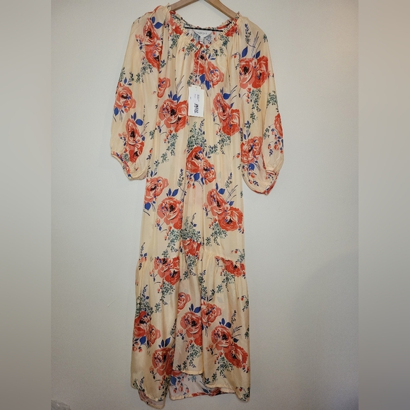 NWT The GREAT. The Vestige dress in echo rose print, designer 1 (small) - Picture 8 of 16